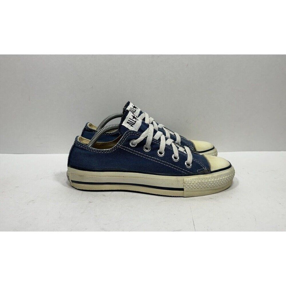 Vintage Converse All Star Chuck Taylor Blue Low Top Made in USA Size Men’s Sz 3